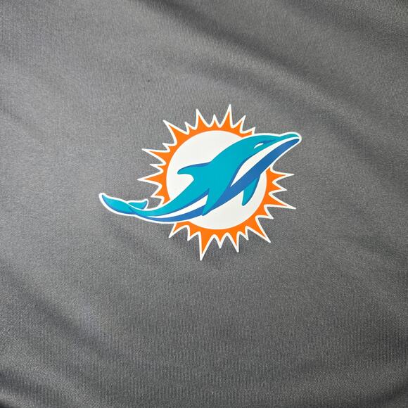 NFL Team Apparel Miami Dolphins‎ Quarter Zip Long Sleeve Shirt Men's Size XL - Picture 2 of 6